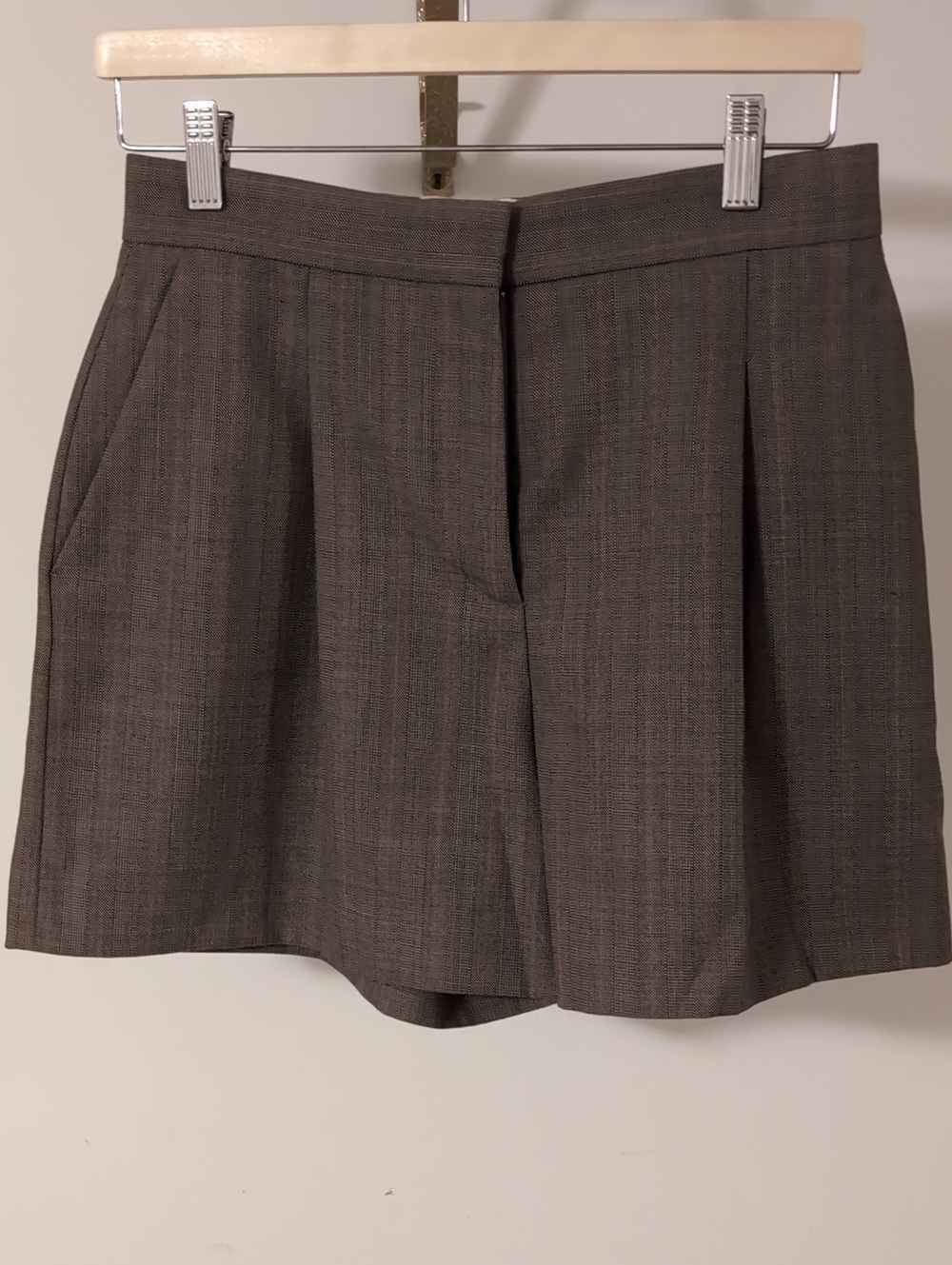 High-Waist Pleated Women’s Shorts